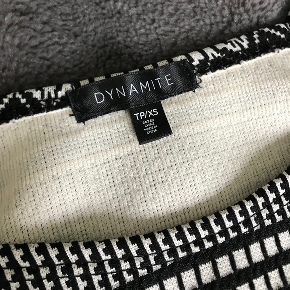 2/$25 Dynamite Patterned Crop Top - Picture 3 of 7